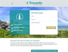 Tablet Screenshot of login.travanto.de